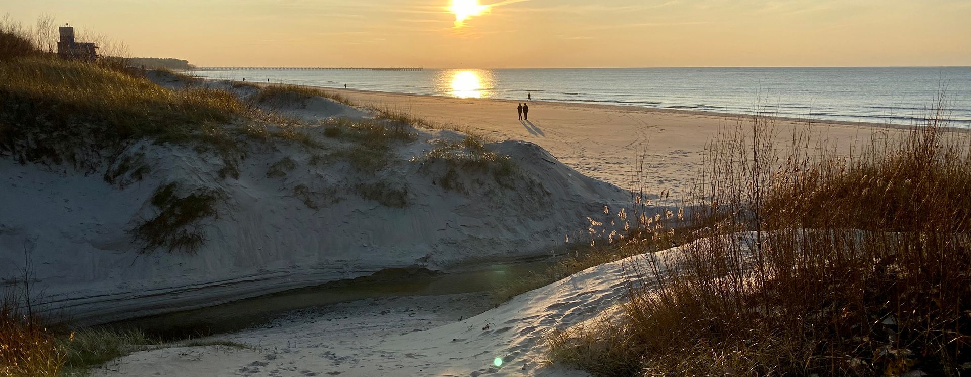 Ostsee-Strand mit Dünen