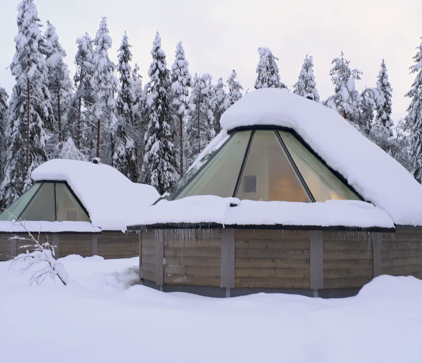 Wie wäre es mit einer Nacht unter einem Glasdach?
