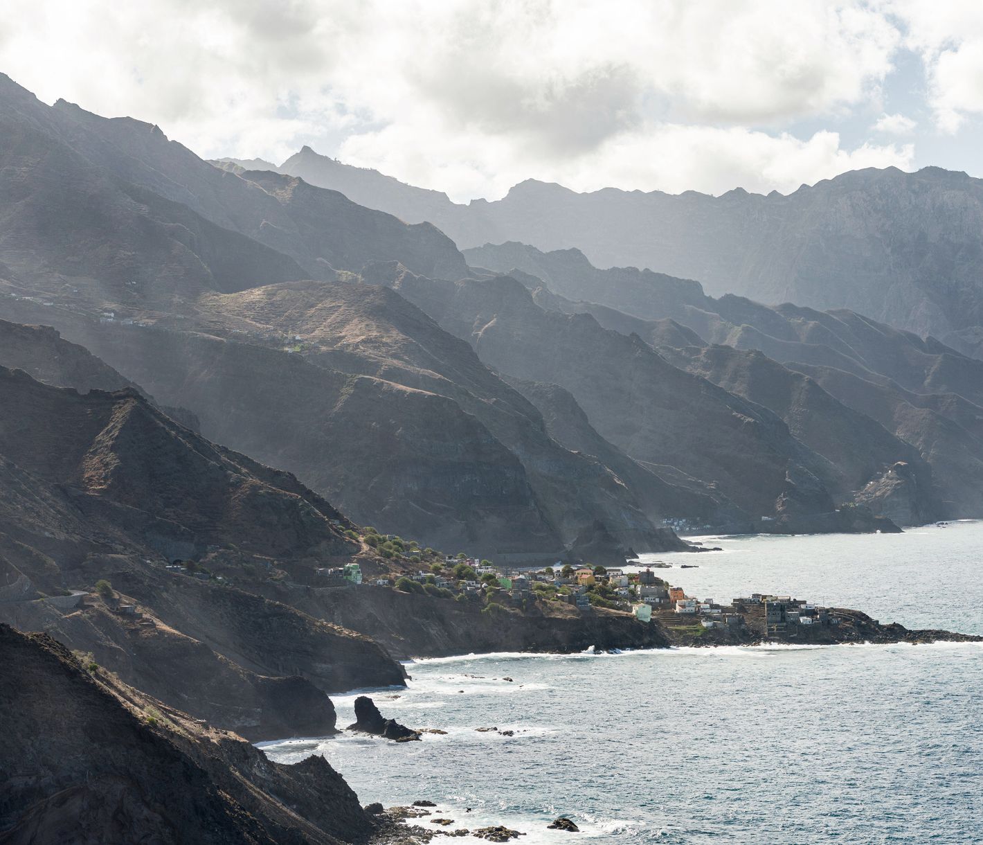 Schroffe Nordküste bei Pontina de Janela, Santo Antão
