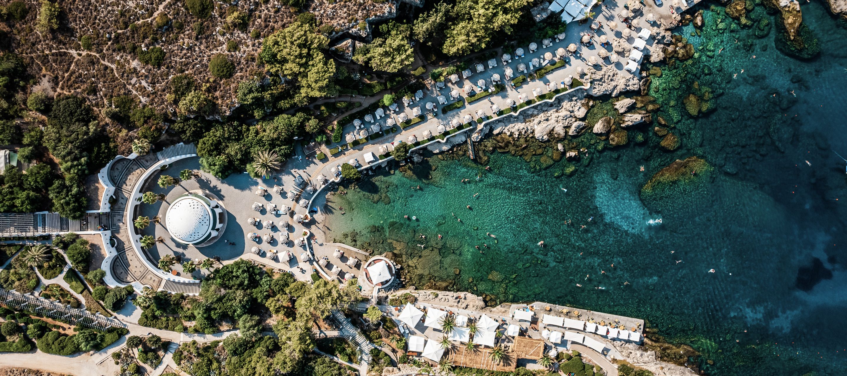 Die Thermen von Kallithea auf der Insel Rhodos