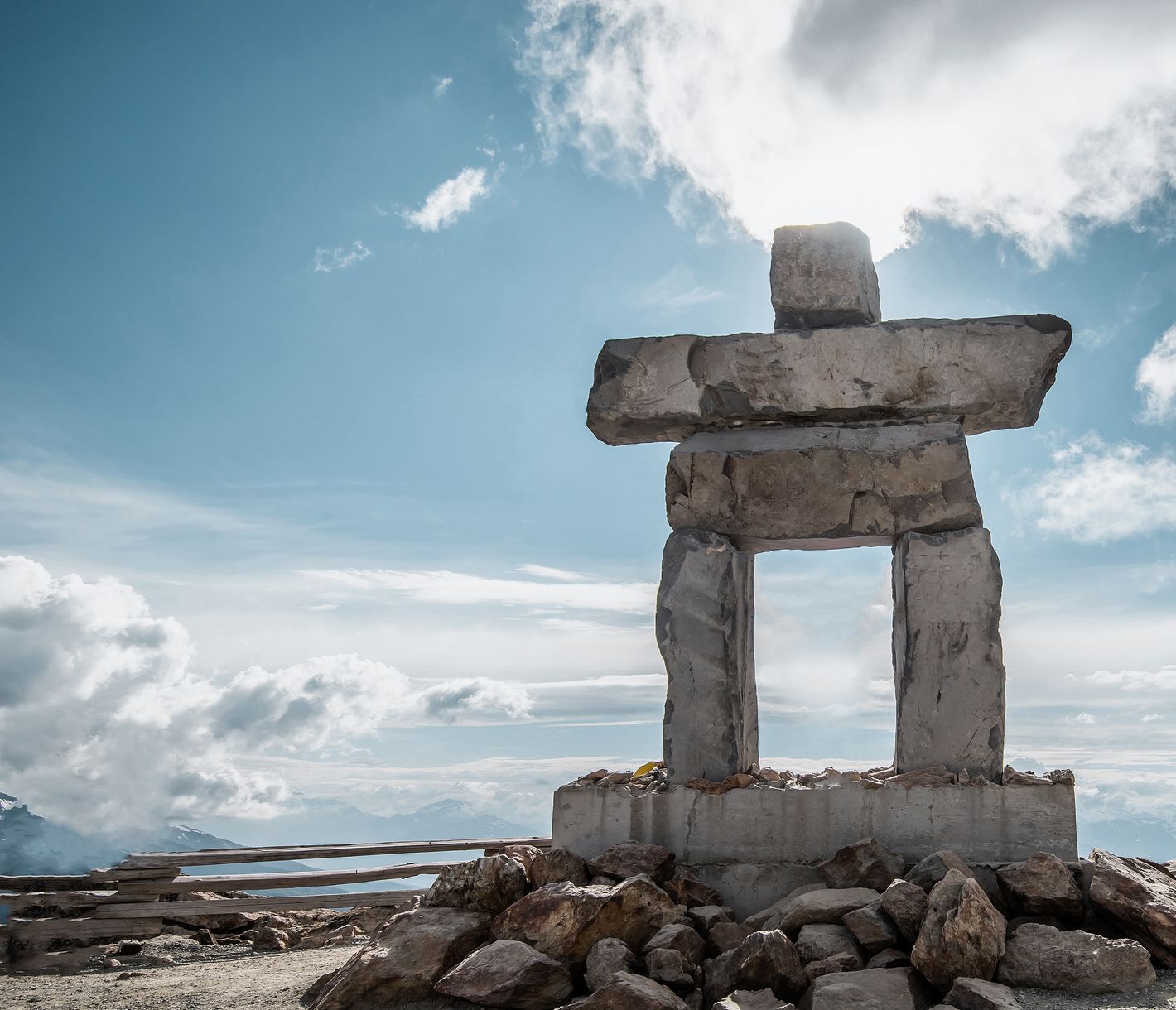 Inuksuk auf dem Whistler Mountain