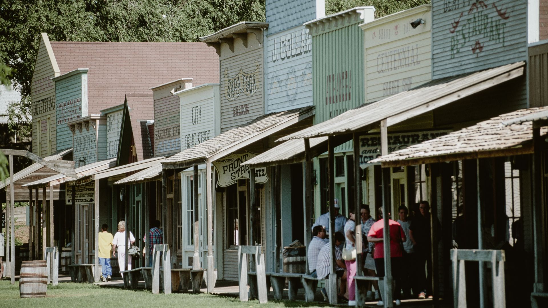Der historische Stadtteil von Dodge City war früher Zentrum und Umschlagplatz für Büffeljäger und Cowboys.