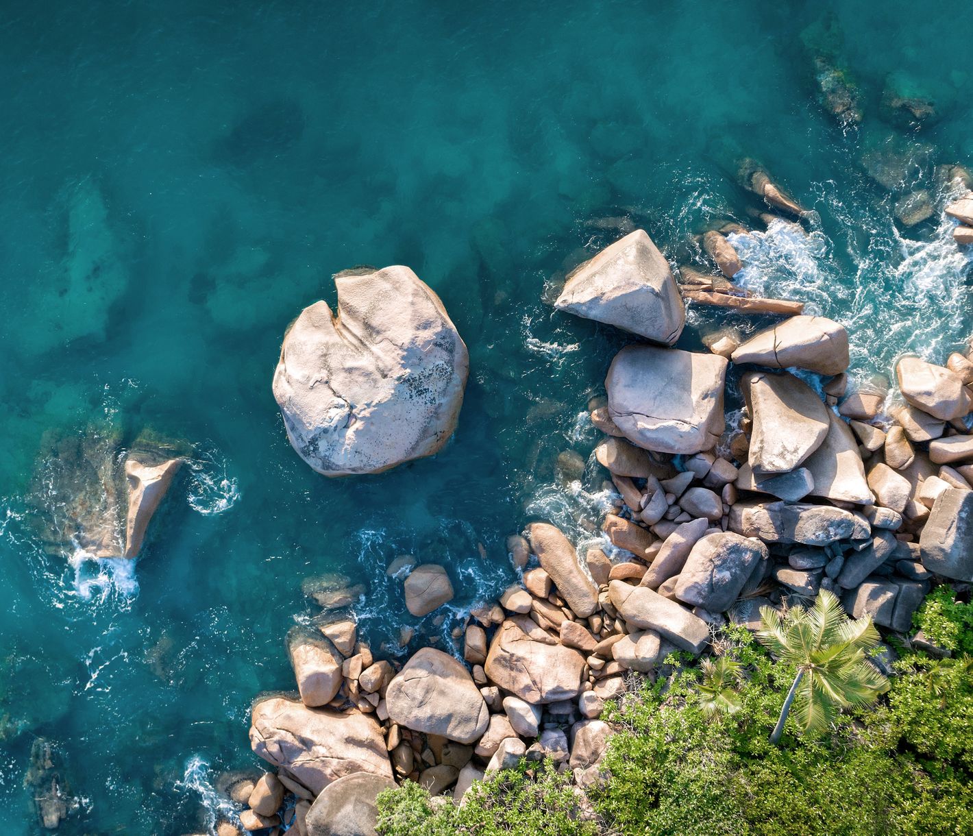 Ein beliebtes Fotosujet und Schnorchelrevier: die Insel St. Pierre