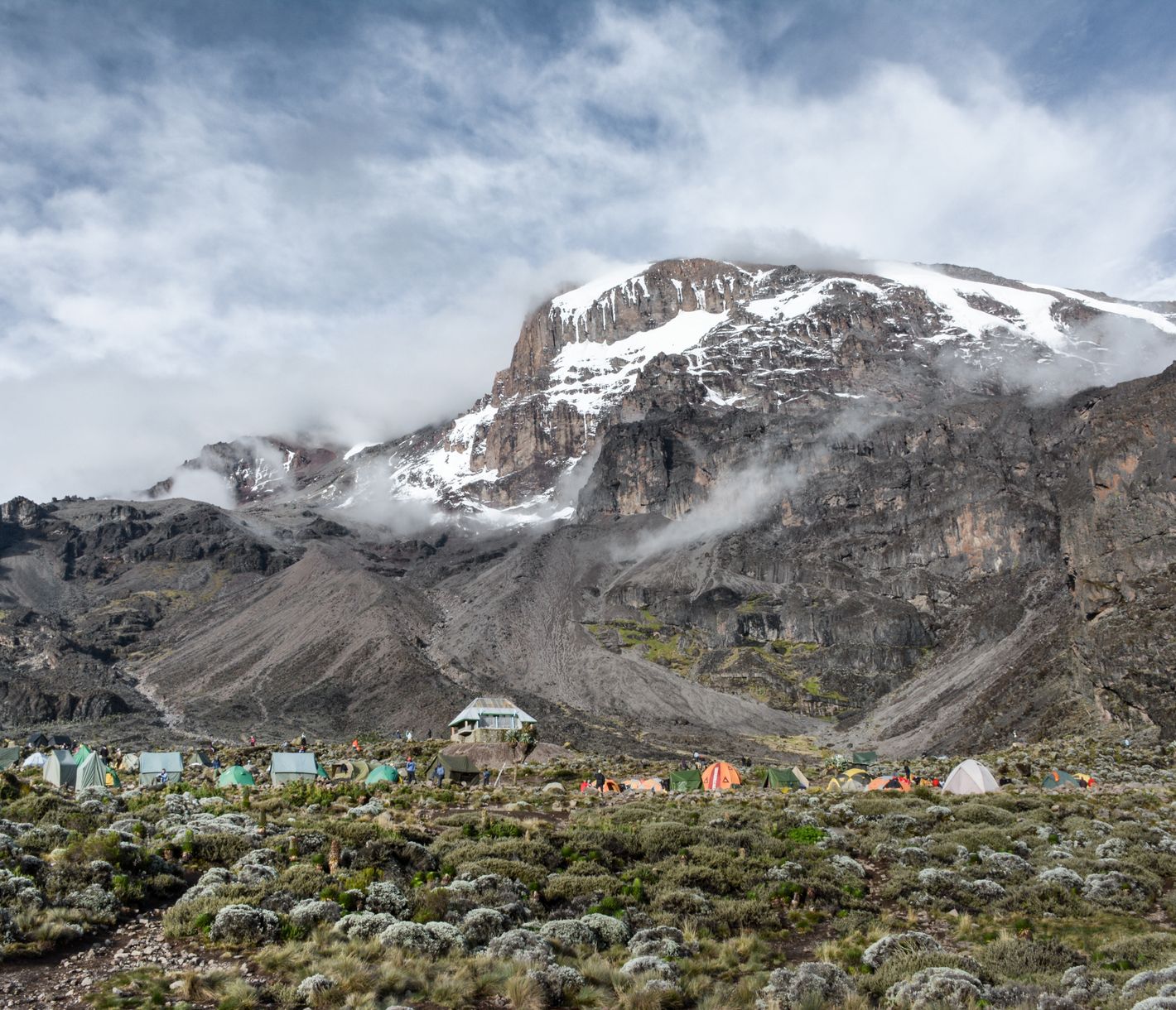 Das Barranco Camp an der gleichnamigen Felswand gelegen
