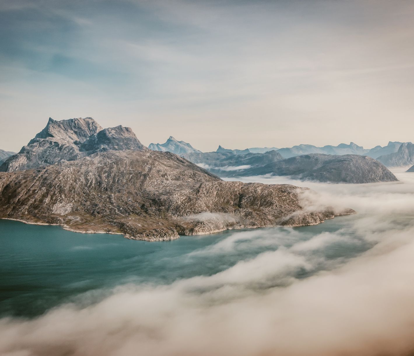 Flüg über Westgrönland von Nuuk nach Ilulissat