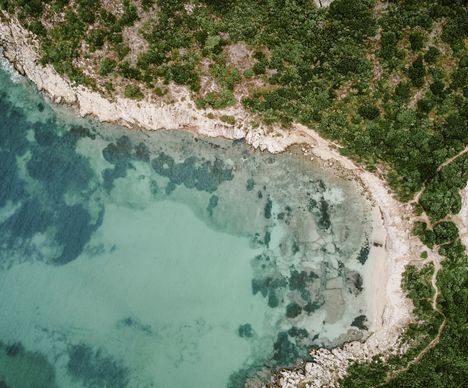 Der Strand von Porto Timoni und die Piratenbucht auf der Insel Korfu