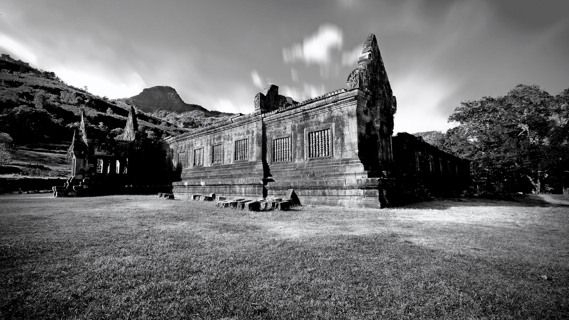 Der Wat Phou in Champasak (Südlaos) gehört zu den archäologischen Hauptattraktionen von Laos.