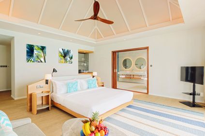 Water Villa mit Whirlpool