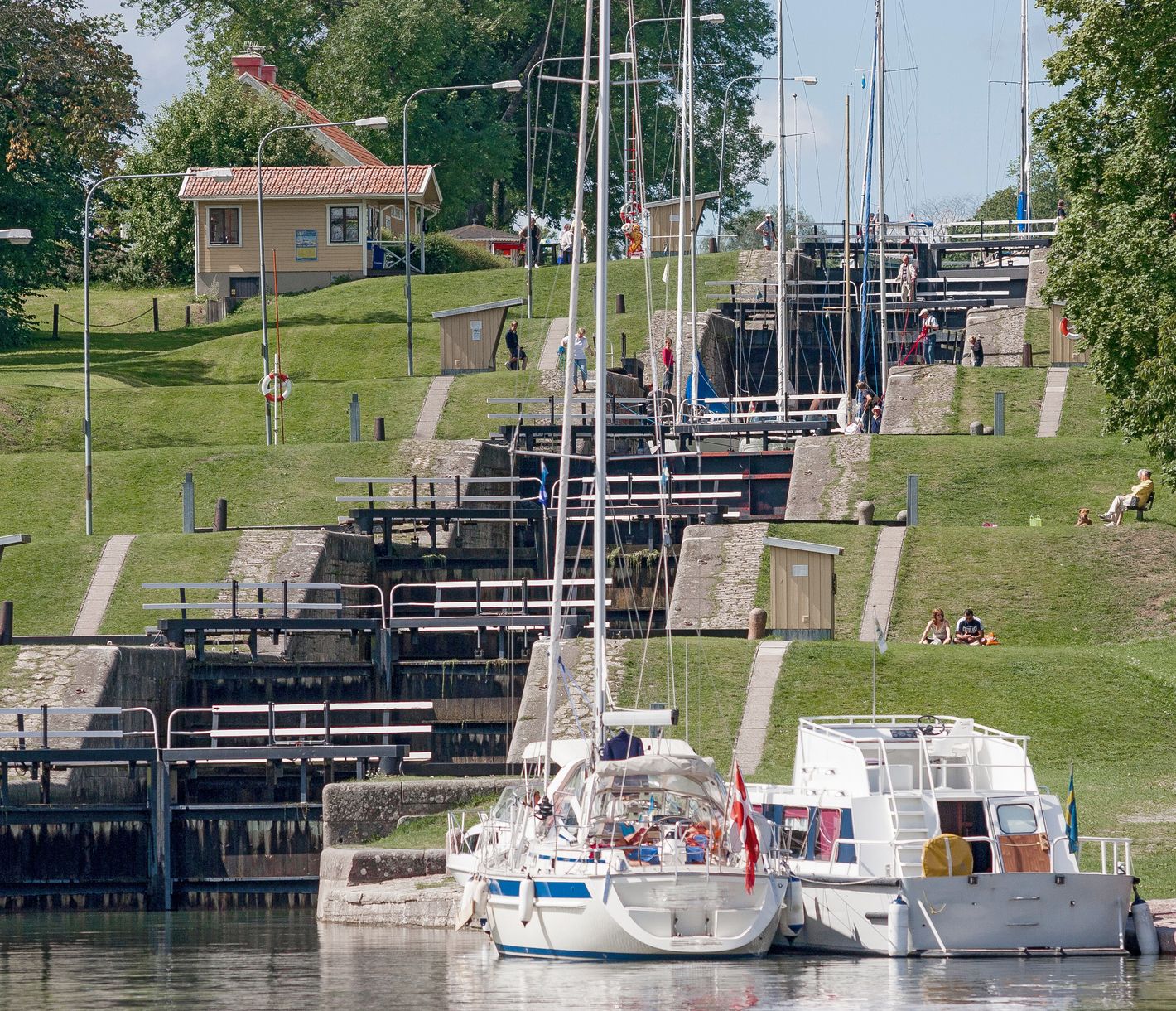 Schleusentreppen Berg am Roxen