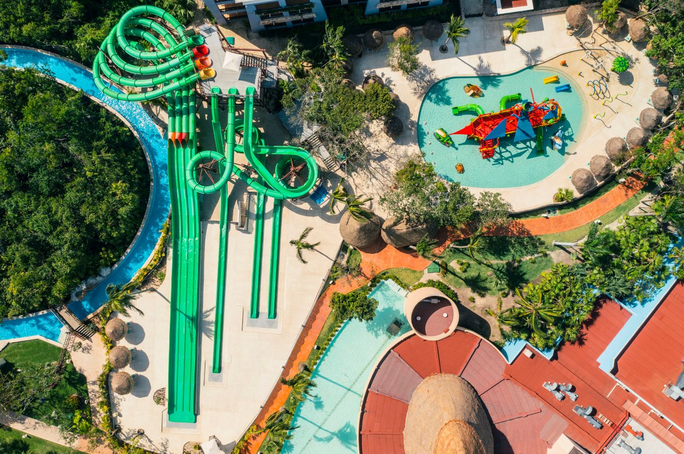Toboggans aquatiques