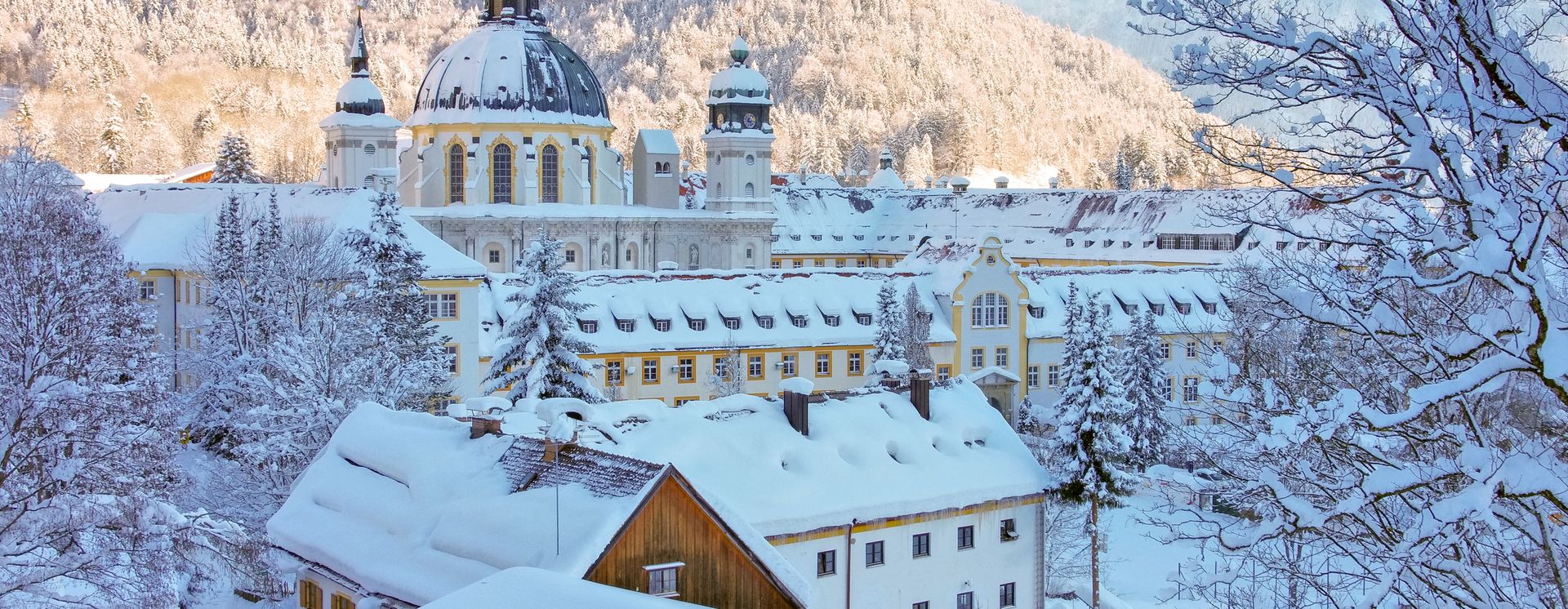 Kloster Ettal im Winter