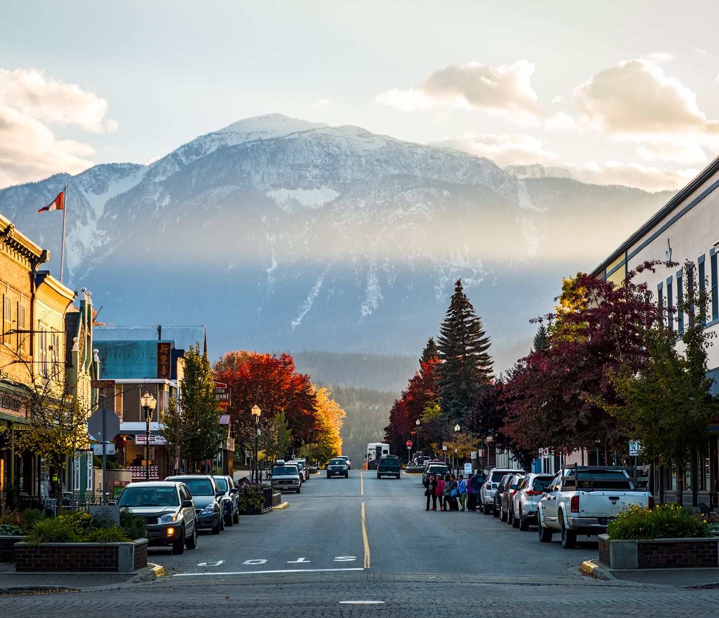 Das historische Zentrum Revelstokes