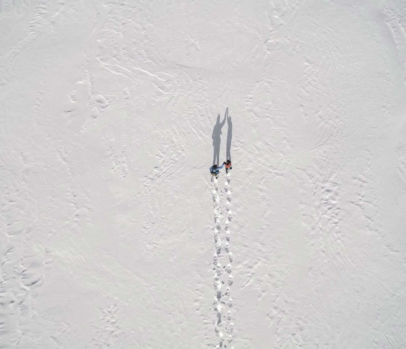 Balade en raquettes dans un paysage hors du commun