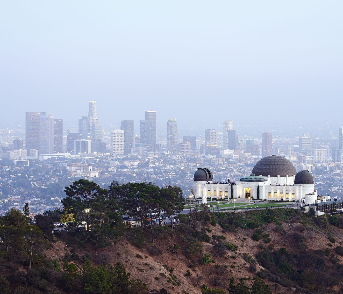 Der Ausblick vom Griffith Observatory ist vor allem gegen Abend spektakulär.