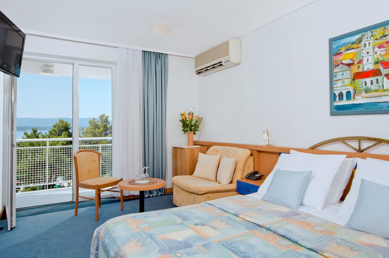 Chambre double avec balcon