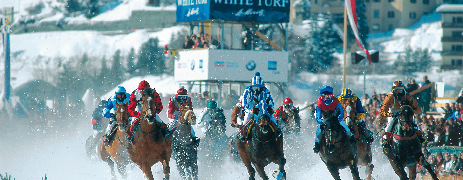 Pferderennen auf dem St. Moritzersee