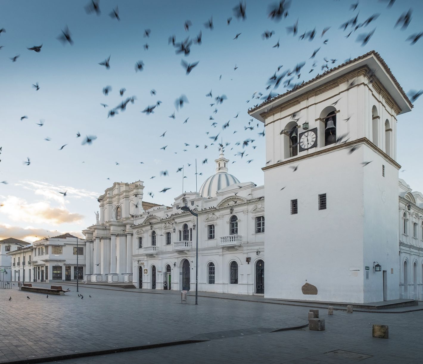 Ein zeitloser Spaziergang in Popayan, einem wahren architektonischen Schmuckkästchen.
