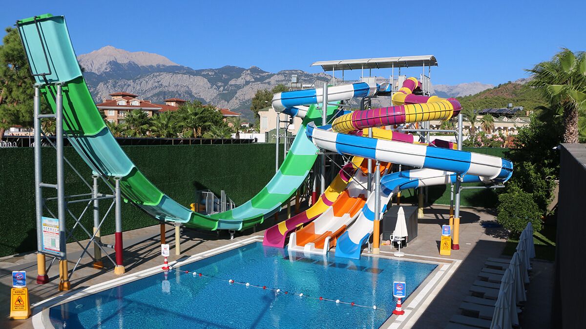 Toboggans aquatiques