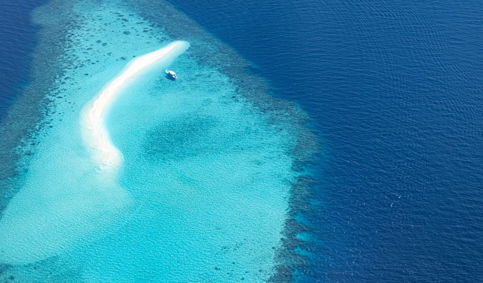 Wandernde Sandbänke (Lhaviyani-Atoll