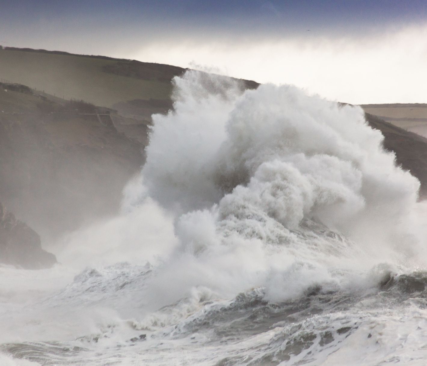 Sturmwellen an der Westküste