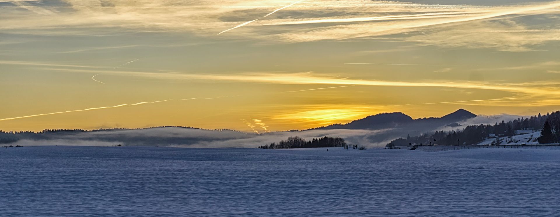 Winterlandschaft bei La Chaux-de-Fonds