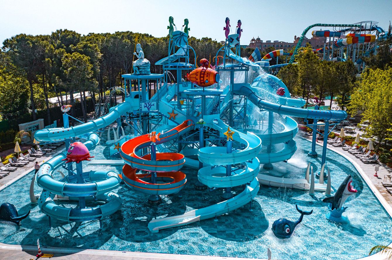 Toboggans aquatiques