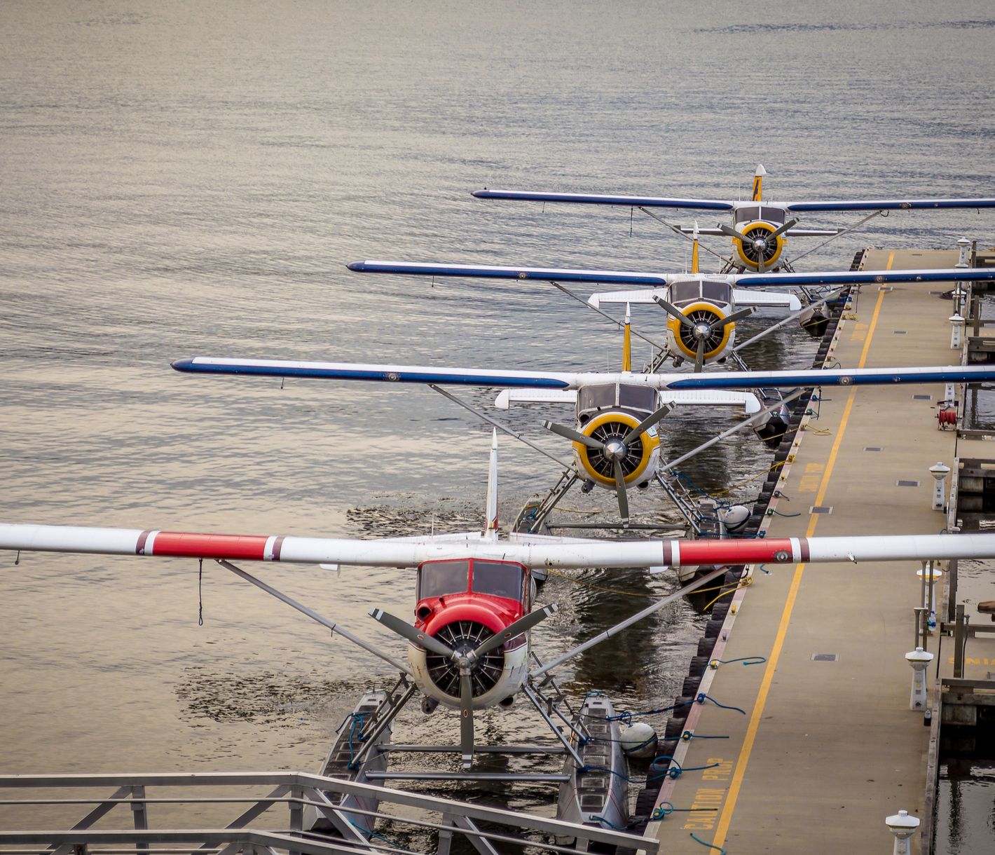 Wasserflugzeuge am Coal Harbour