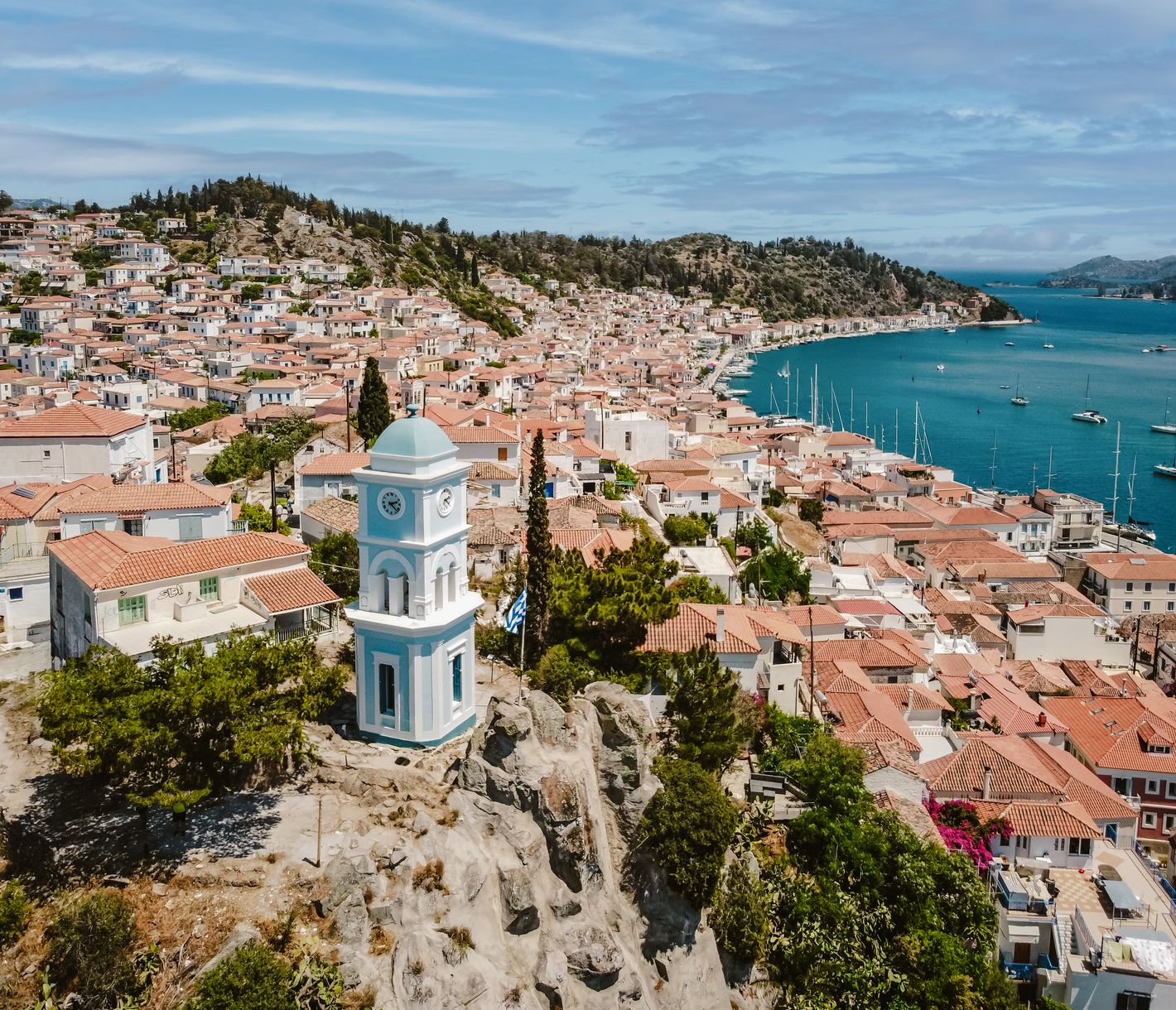 Der Uhrenturm von Poros – Wahrzeichen mit Panoramablick