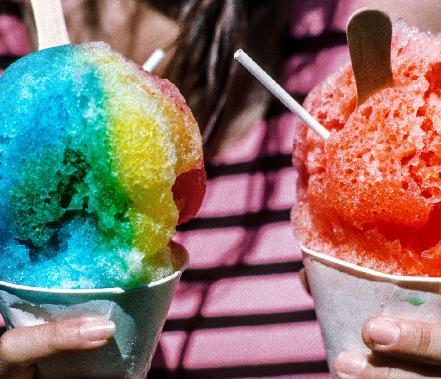 Das Shave Ice ist eine hawaiianische Spezialität.