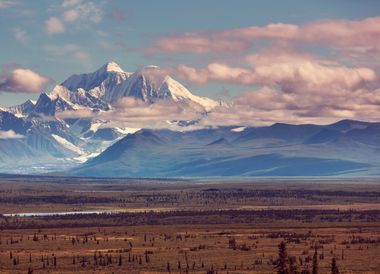 Blick auf den Mount Denali