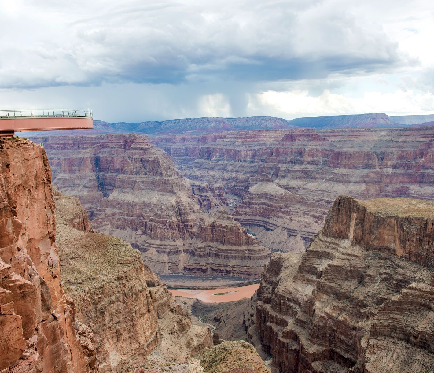 Der Skywalk befindet sich in Grand Canyon West.
