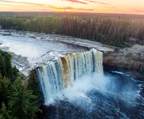 Die Wasserfälle des Twin Falls Gorge Territorial Parks
