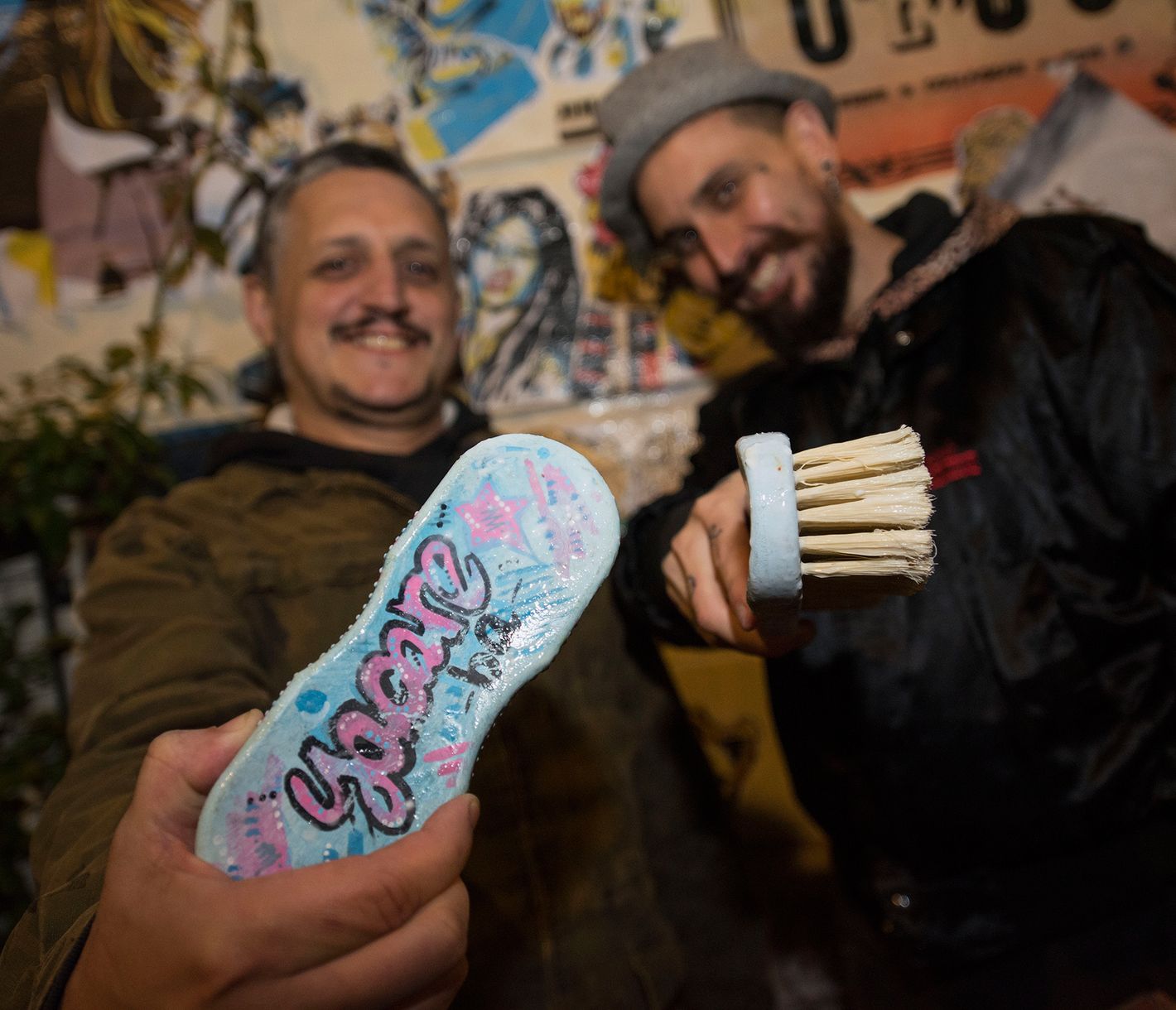 Seien Sie ein Künstler an den Wänden von Buenos Aires.