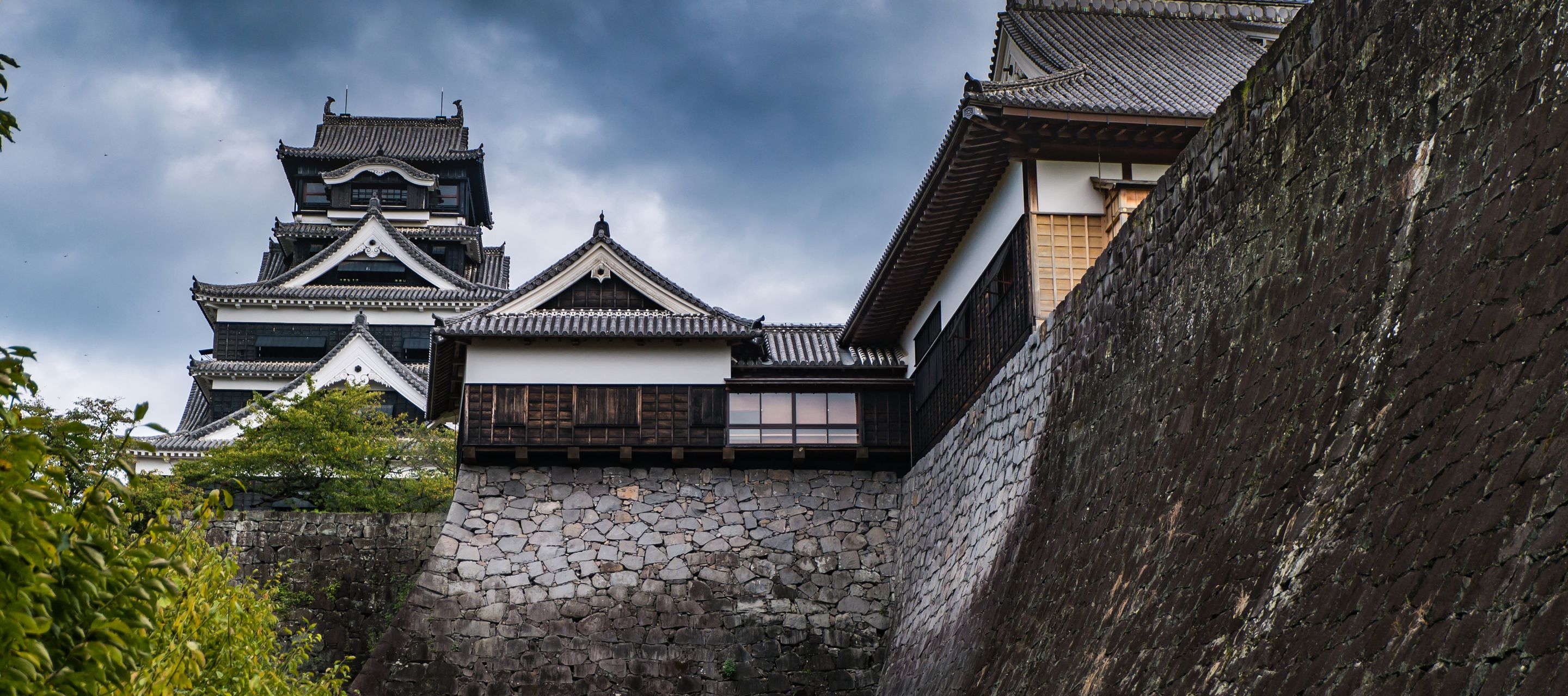 Die imposante Burg von Kumamoto