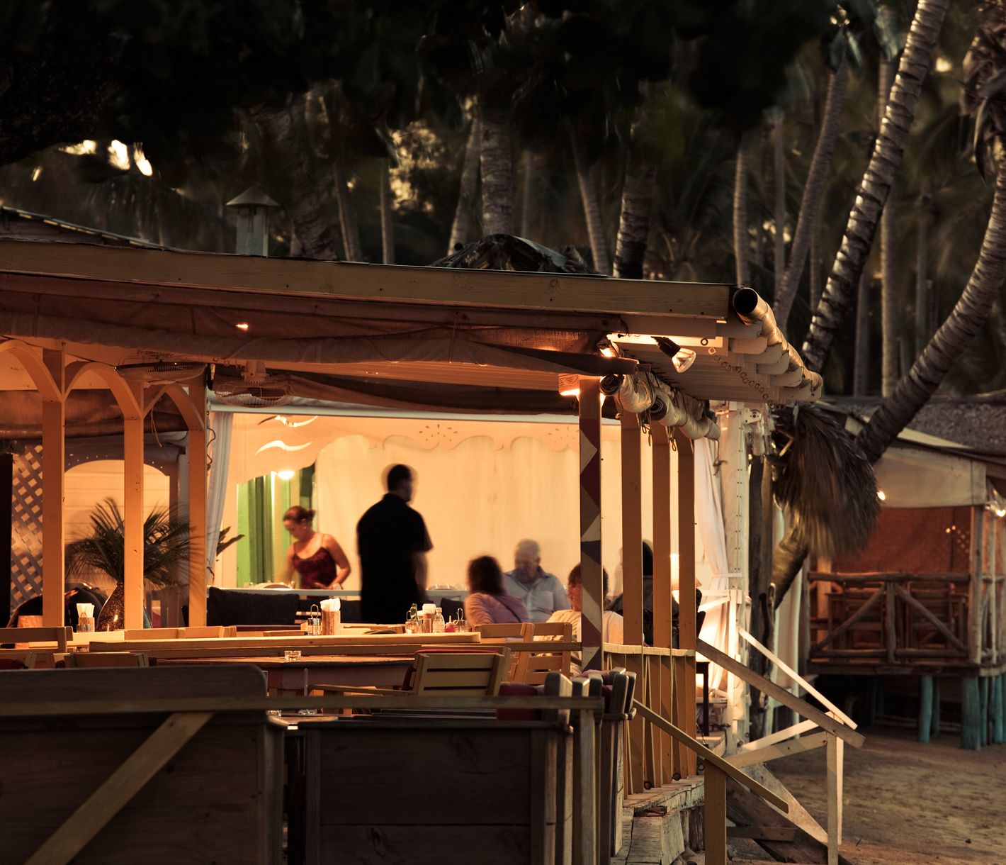 Abends unterwegs in Las Terrenas