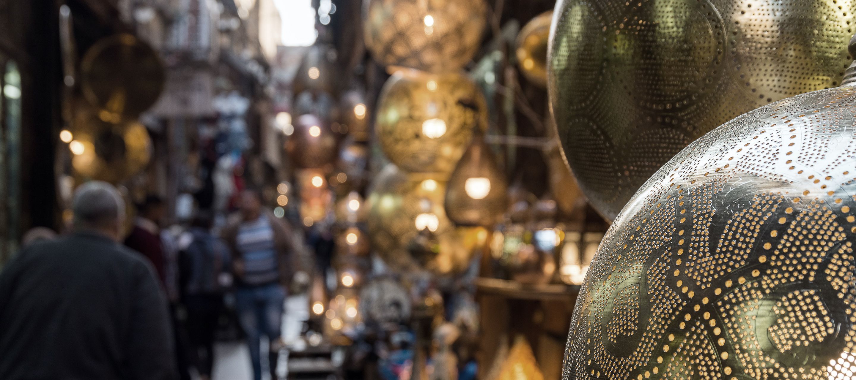 Très populaire chez les locaux : le marché de Khan el-Khalili dans la vieille ville du Caire.