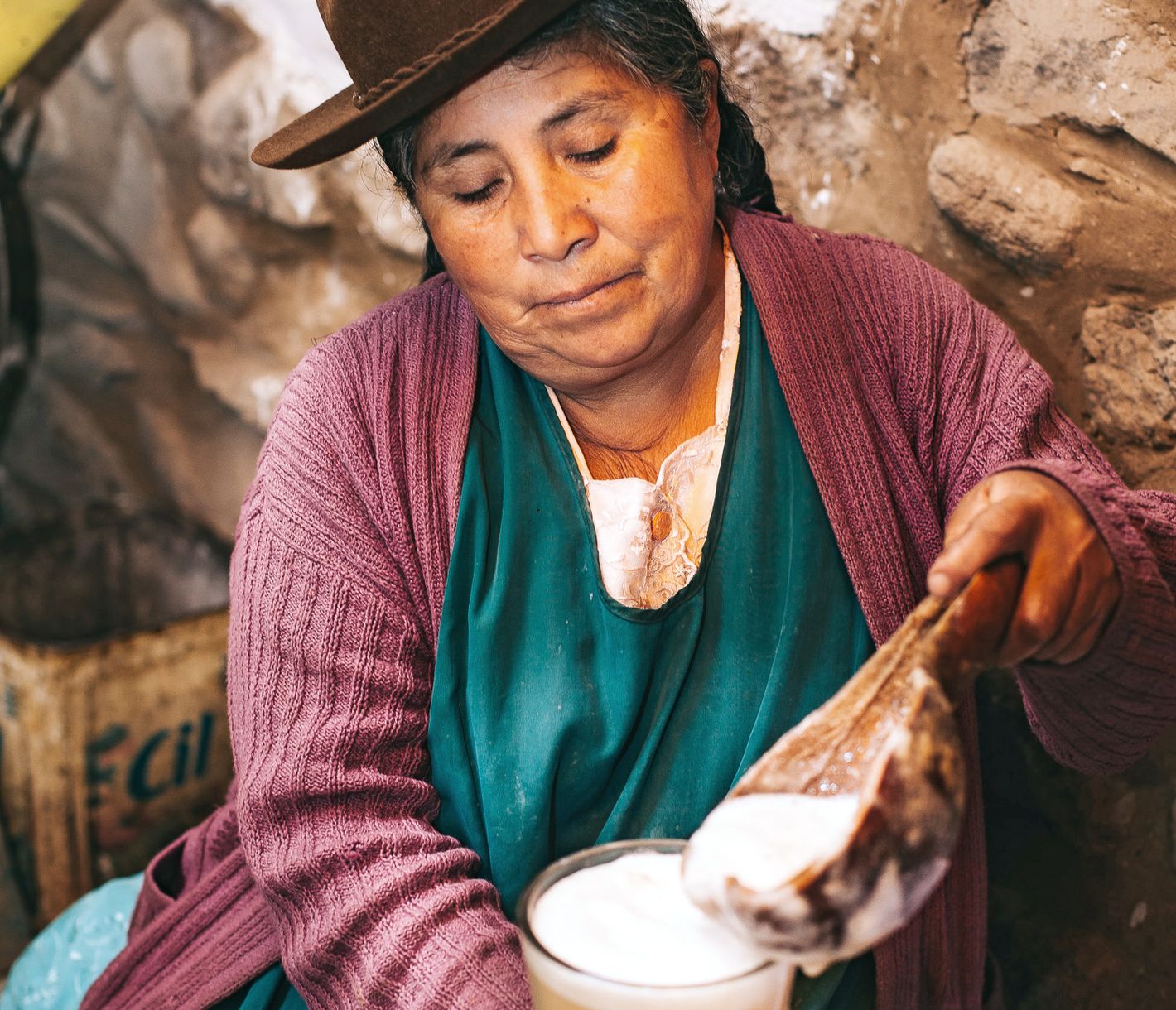 Das traditionelle Maisbier der Inka