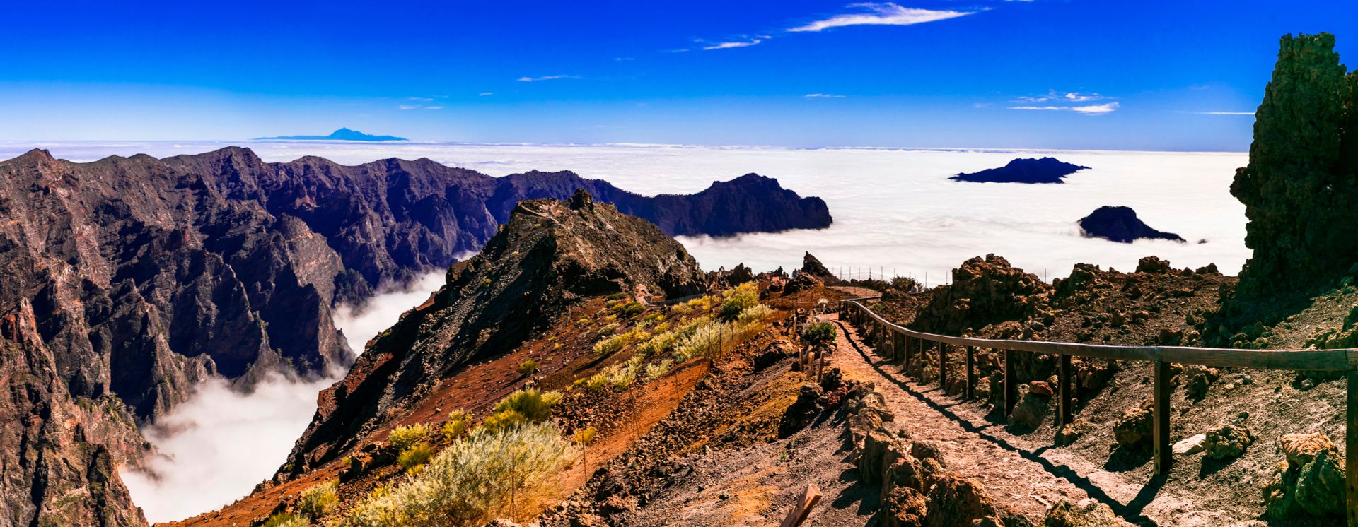 Aussicht vom Roque de los Muchachos