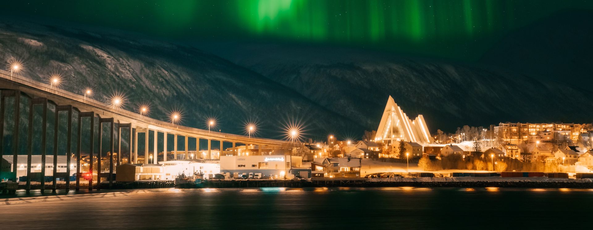 Nordlichter über Tromsø