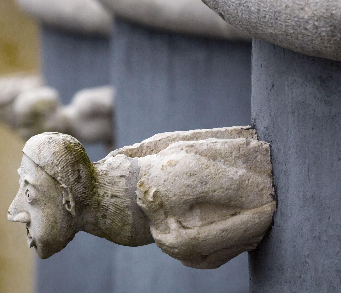 Figur eines Fabelwesens am Palacio Nacional de Pena, Sintra