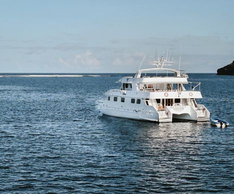 An Bord der M/C Galapagos Seaman Journey