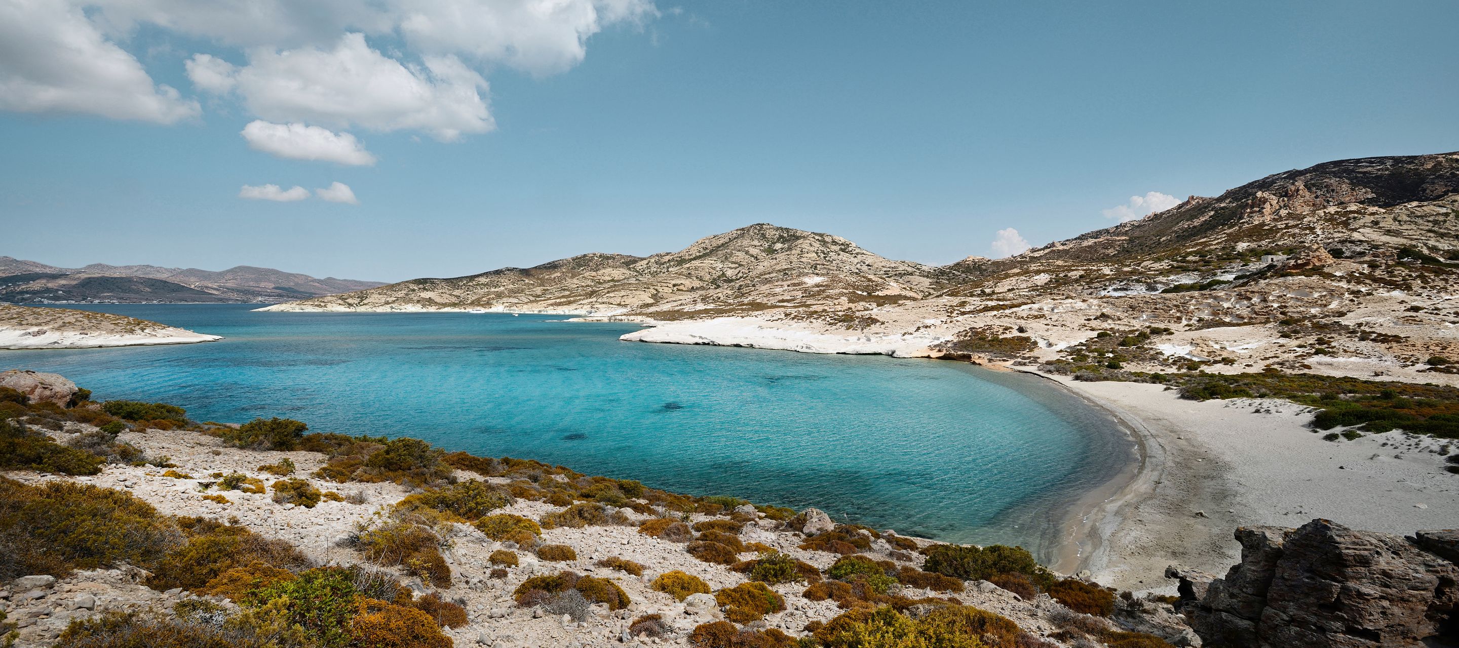Aufwachen bei der Insel Poliegos