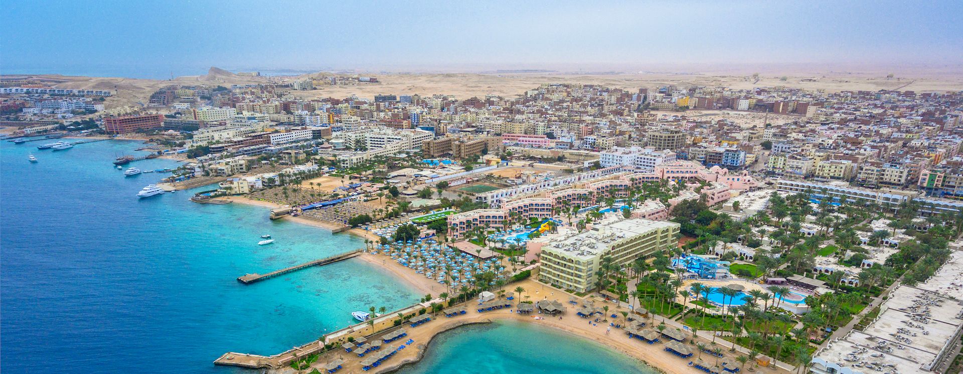 Blick auf Hurghada