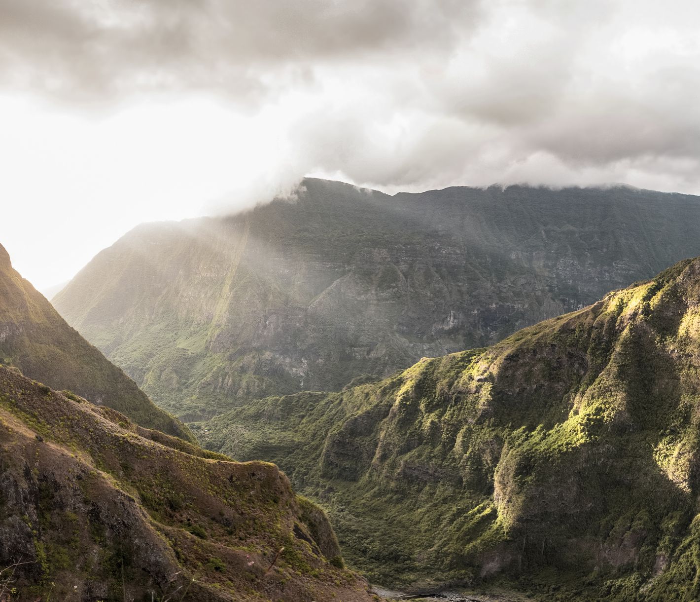 Gorges de la Rivière des Galets dans le Cirque de Mafate.