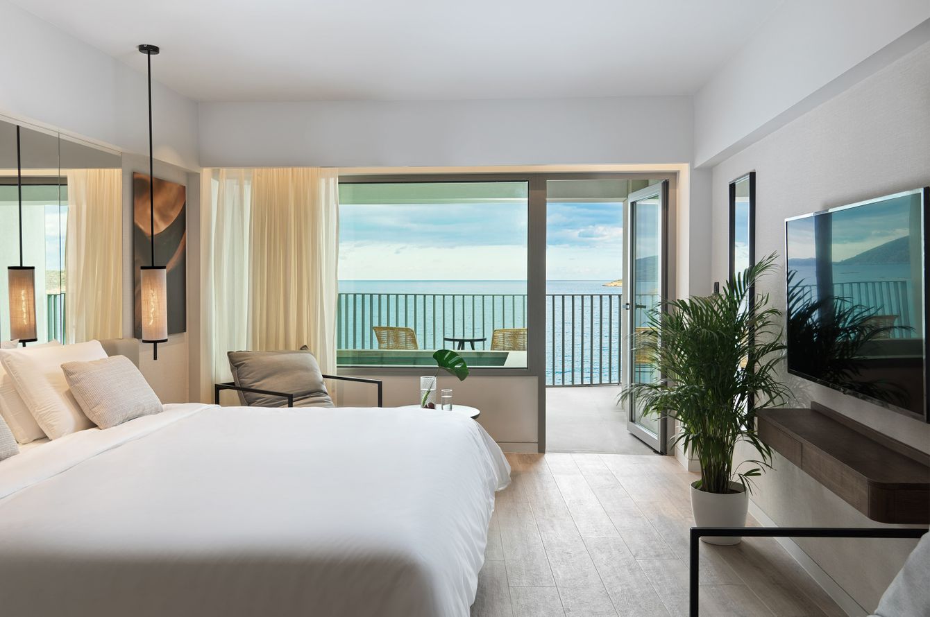 Chambre double avec petite piscine privée
