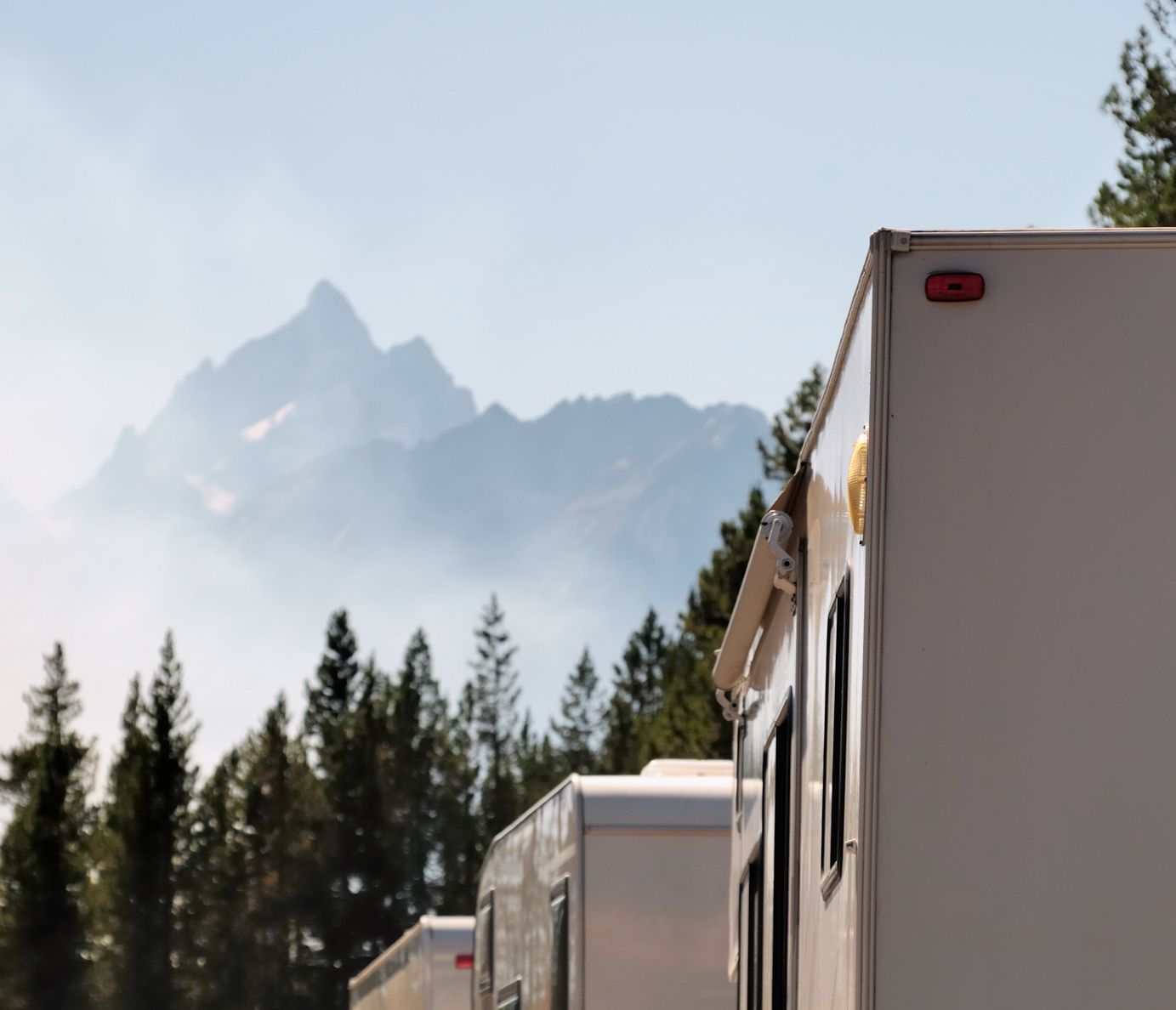 Camping im Grand-Teton-Nationalpark.