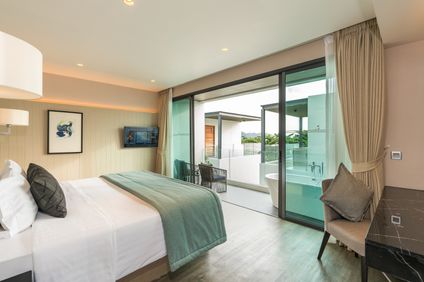 Doppelzimmer Deluxe mit Poolsicht