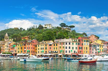 Sicht auf Portofino