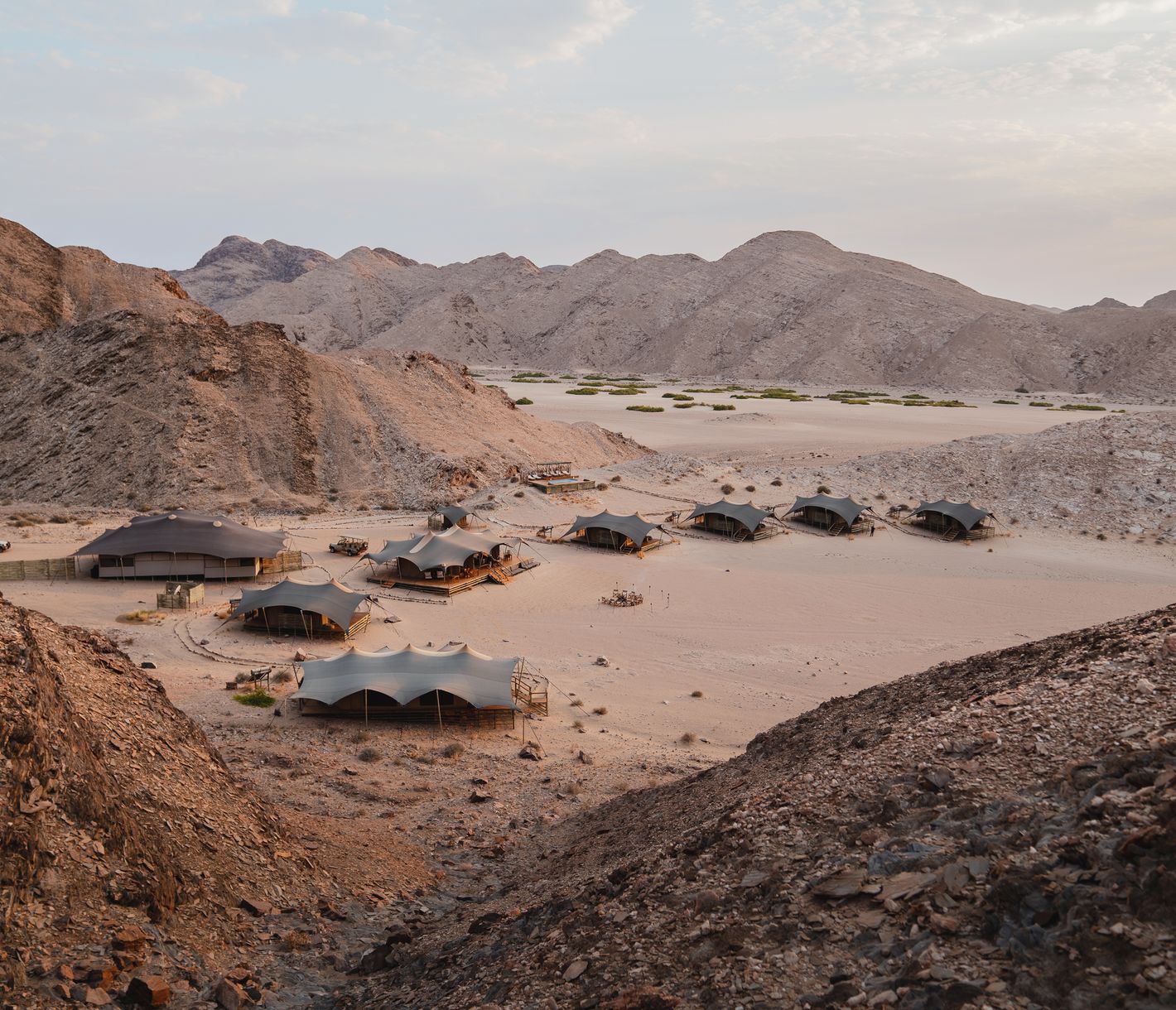 Une expérience tout à fait unique : dormir dans un camp tout confort au bout du monde