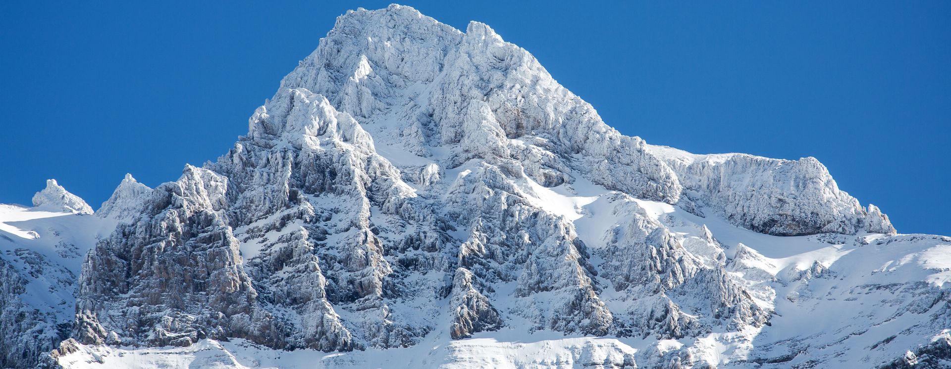 Dents du Midi im Winter